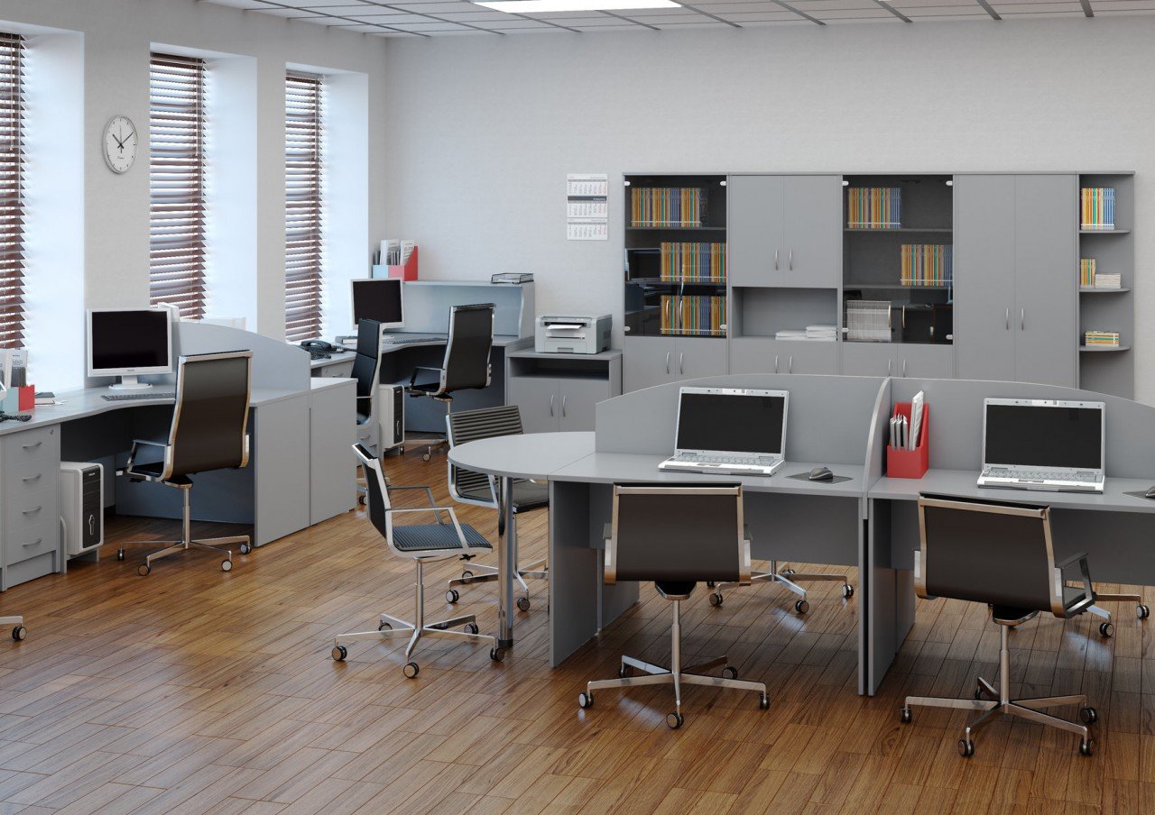 Офисная мебель орех Табак RIVA - вид 5