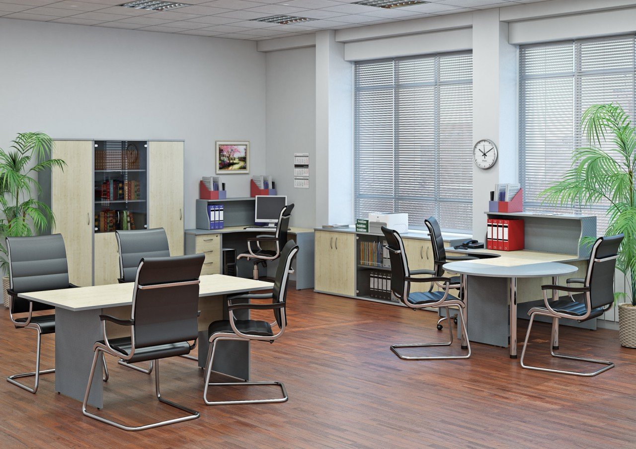 Офисная мебель орех Табак RIVA - вид 14
