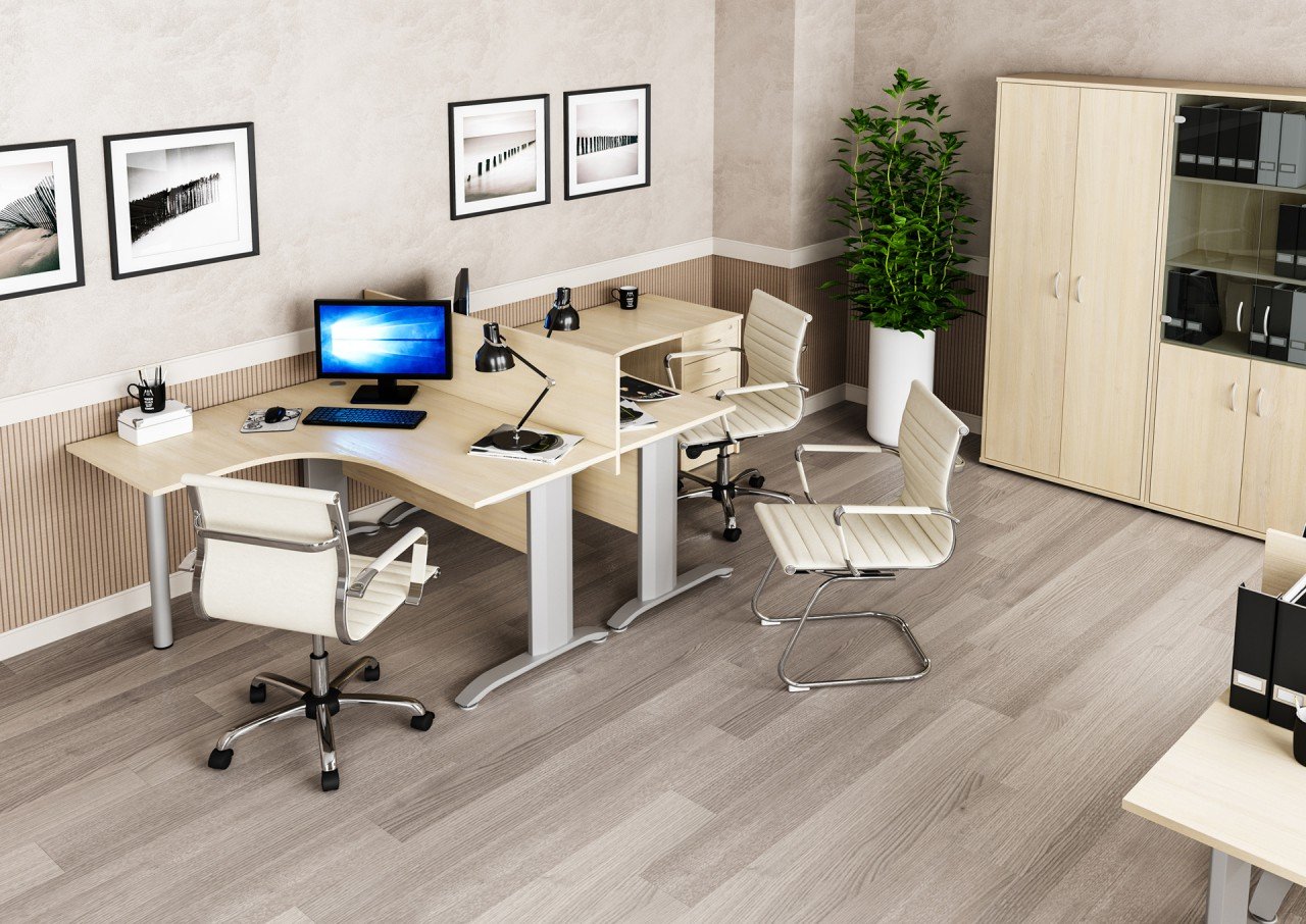 Офисная мебель орех Табак RIVA - вид 18