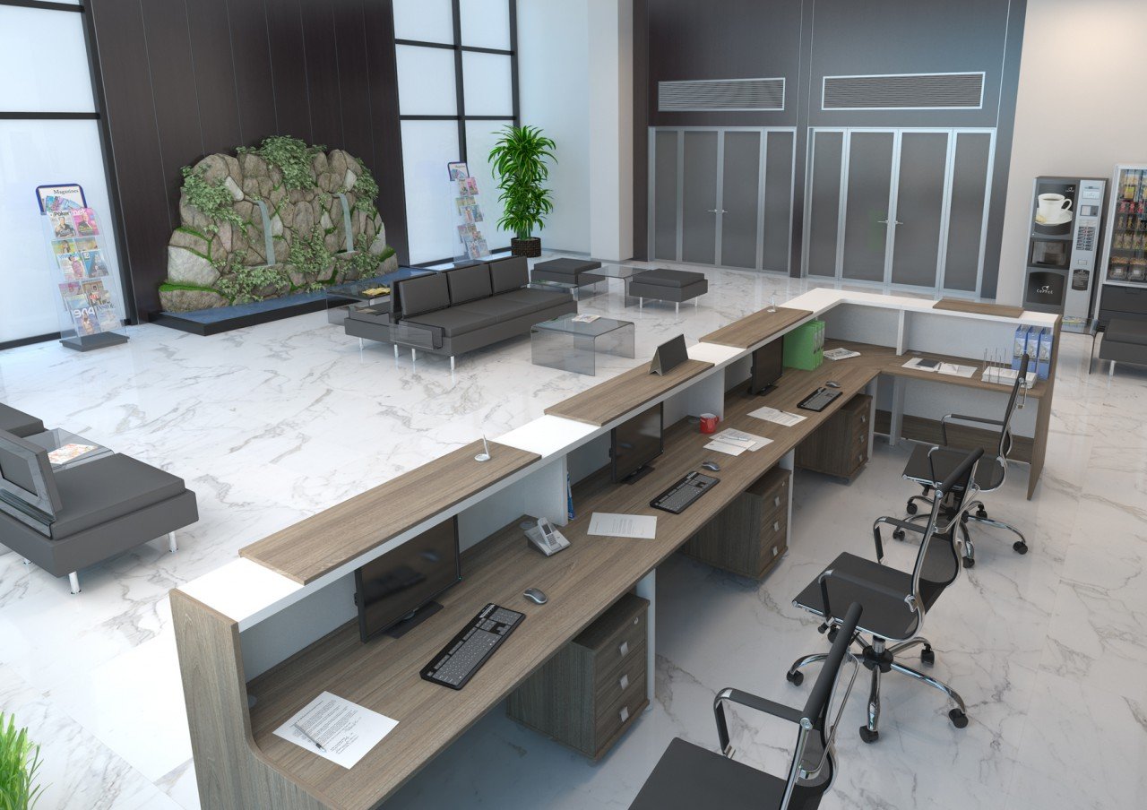 Классическая стойка-ресепшн Style - вид 11