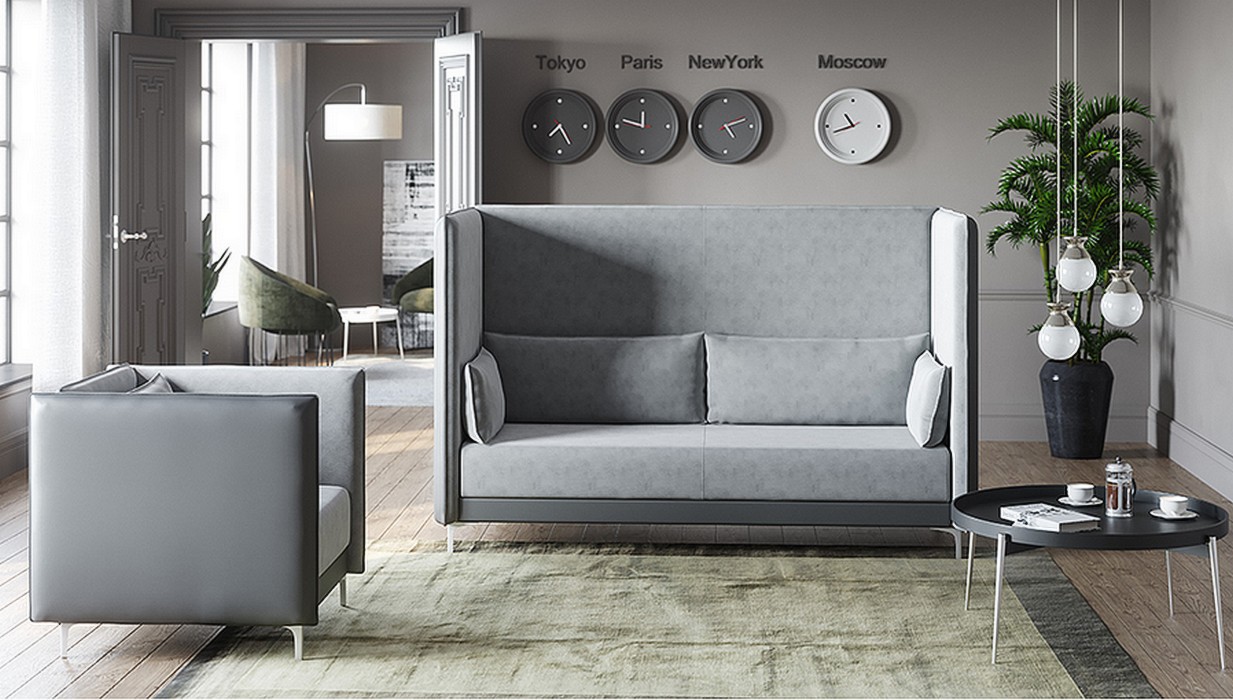 Диван для кафе Графит - вид 17