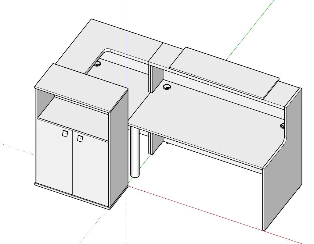 Классическая стойка-ресепшн Style - вид 15