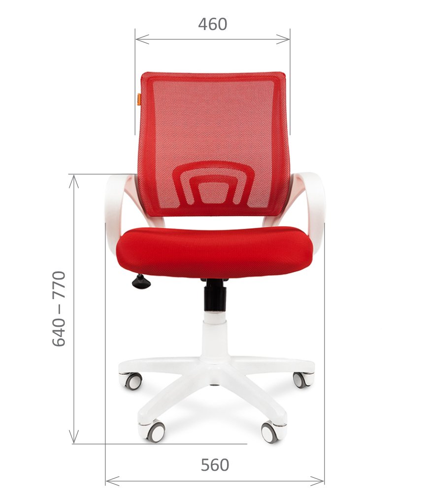 Офисное кресло Chairman 696 white - вид 9